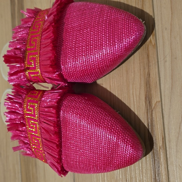 Michelle McDowell Slip on Hot Pink Shoes size 7 - Picture 4 of 9